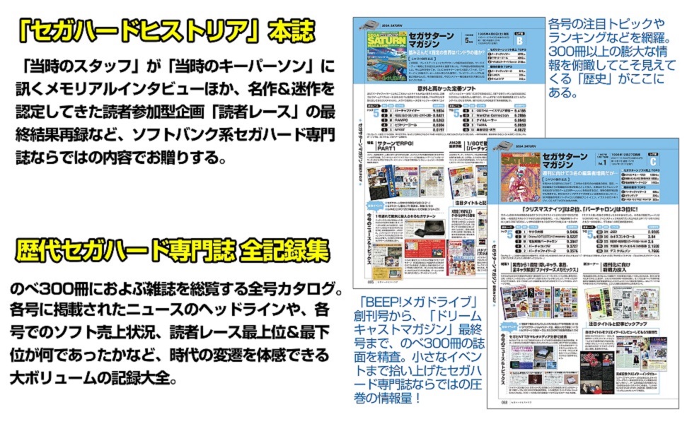 セガハードヒストリア ――『BEEP!メガドライブ』『セガサターンマガジン  