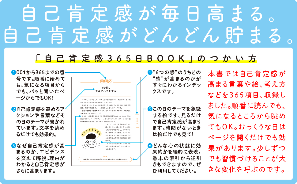 ビッグ割引 1日ひとつ 自己肯定感を高める365の言葉 健康 医学